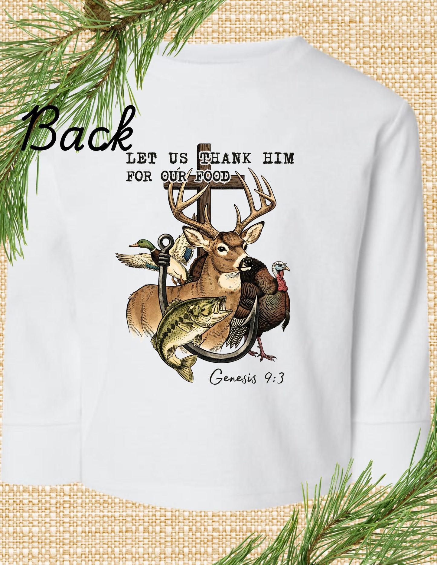 Let us thank him --- Child