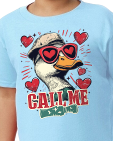 Call Me - Boys Valentine shirt