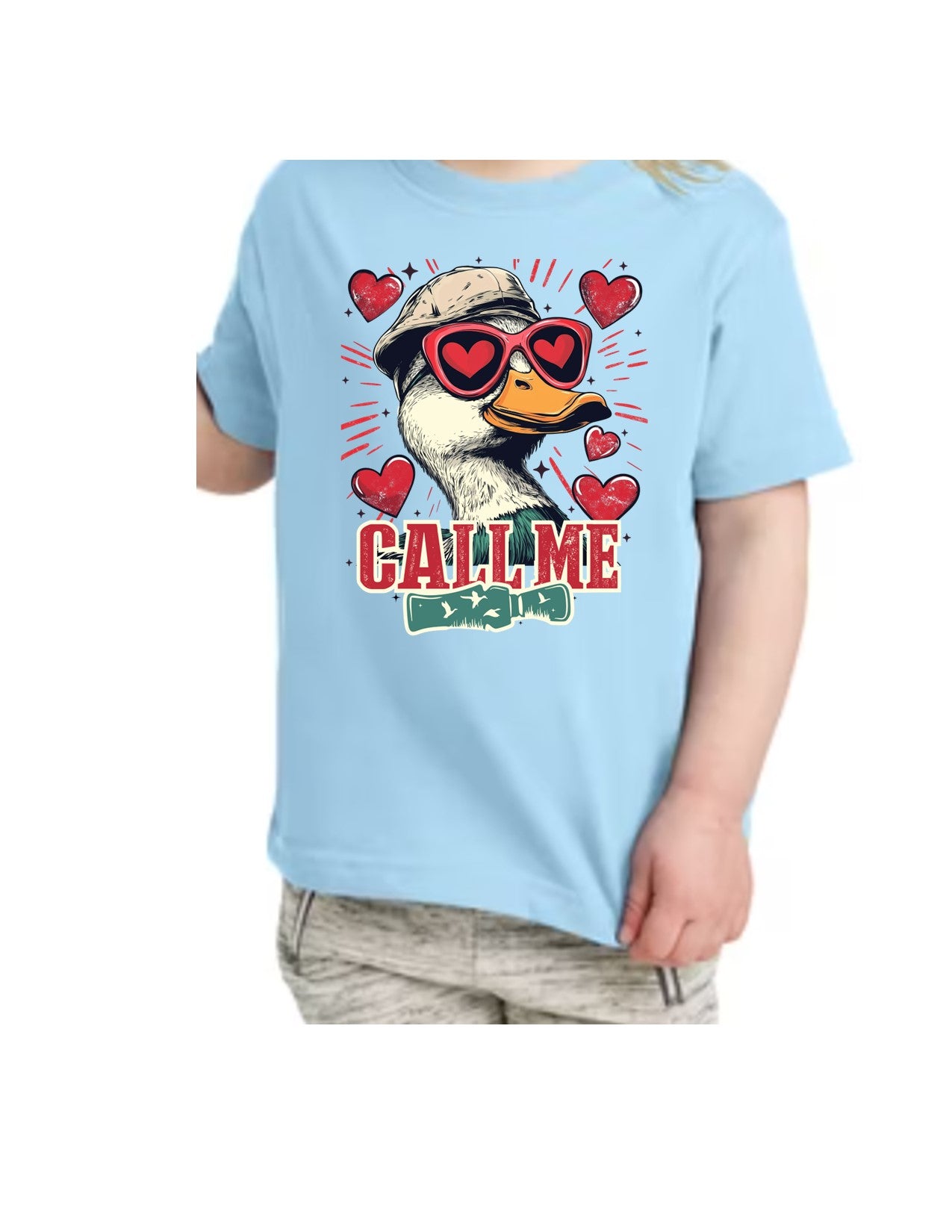 Call Me - Boys Valentine shirt