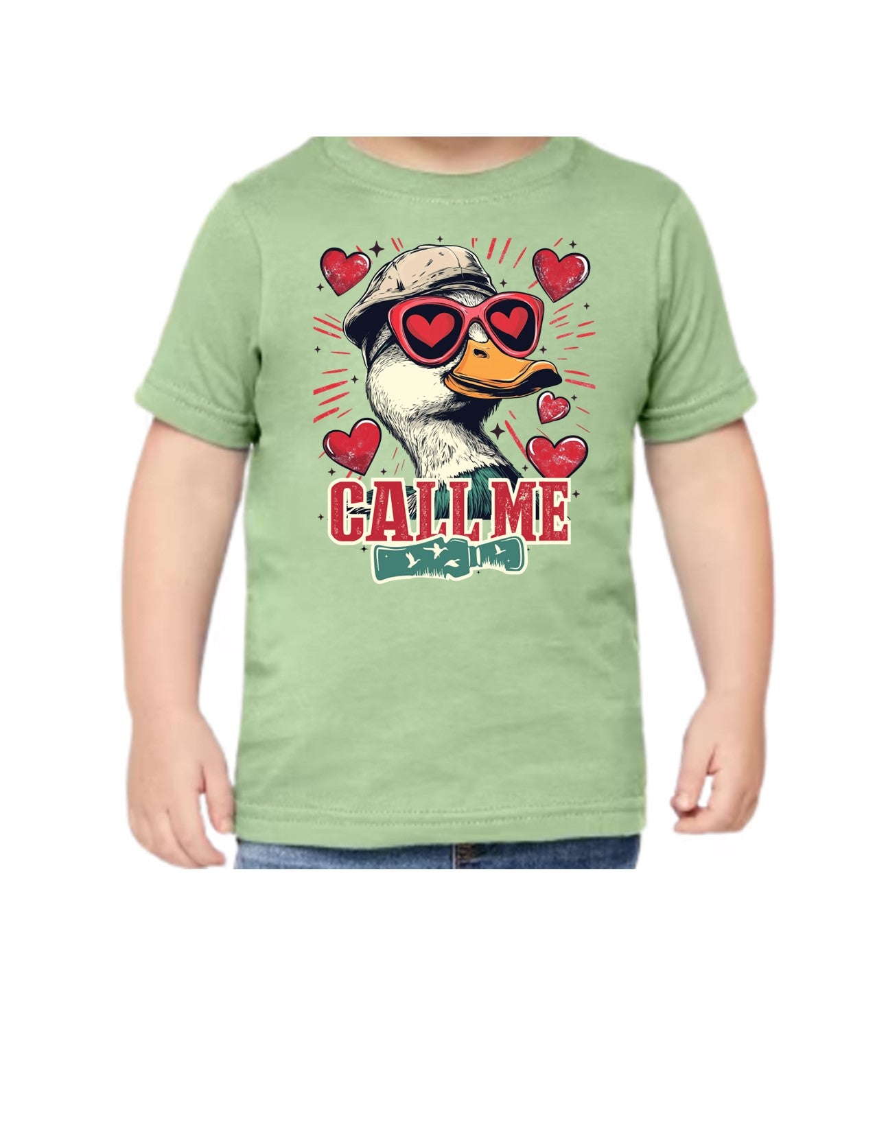 Call Me - Boys Valentine shirt